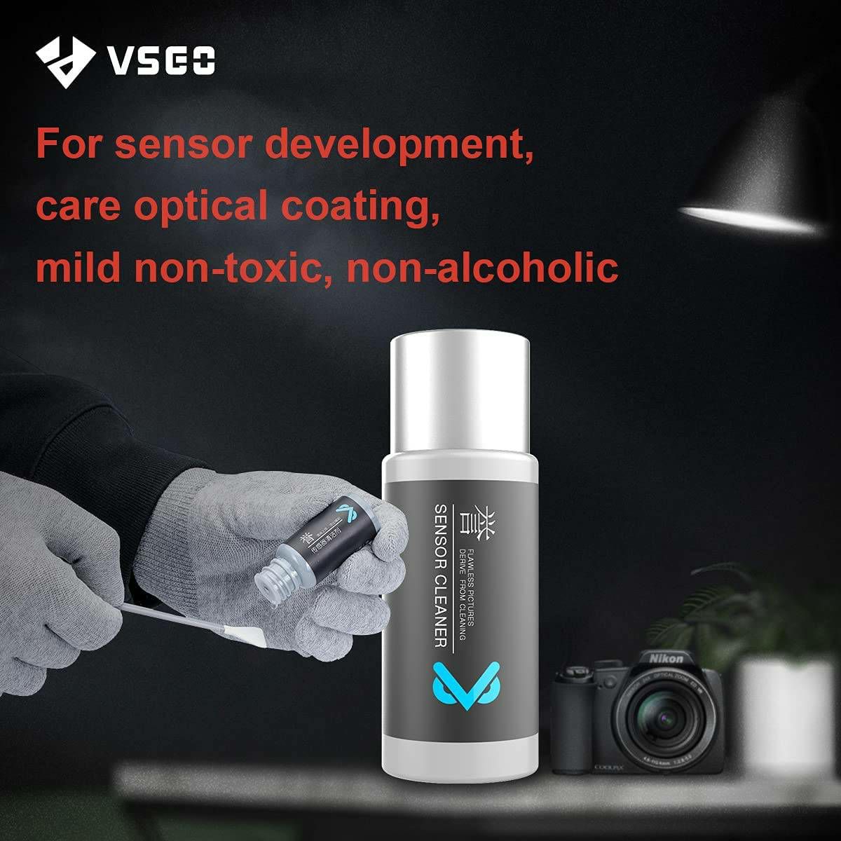VSGO VS-S04E Sensor Cleaning Rod Kit 12x špahtlica i 1x10ml tekućina za čišćenje Medium Format senzora