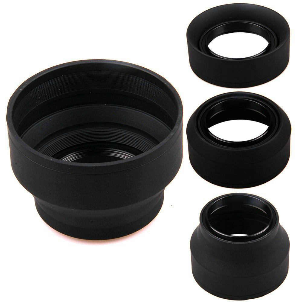 Weifeng univerzalno gumeno sjenilo lens hood za objektive s navojem 77mm