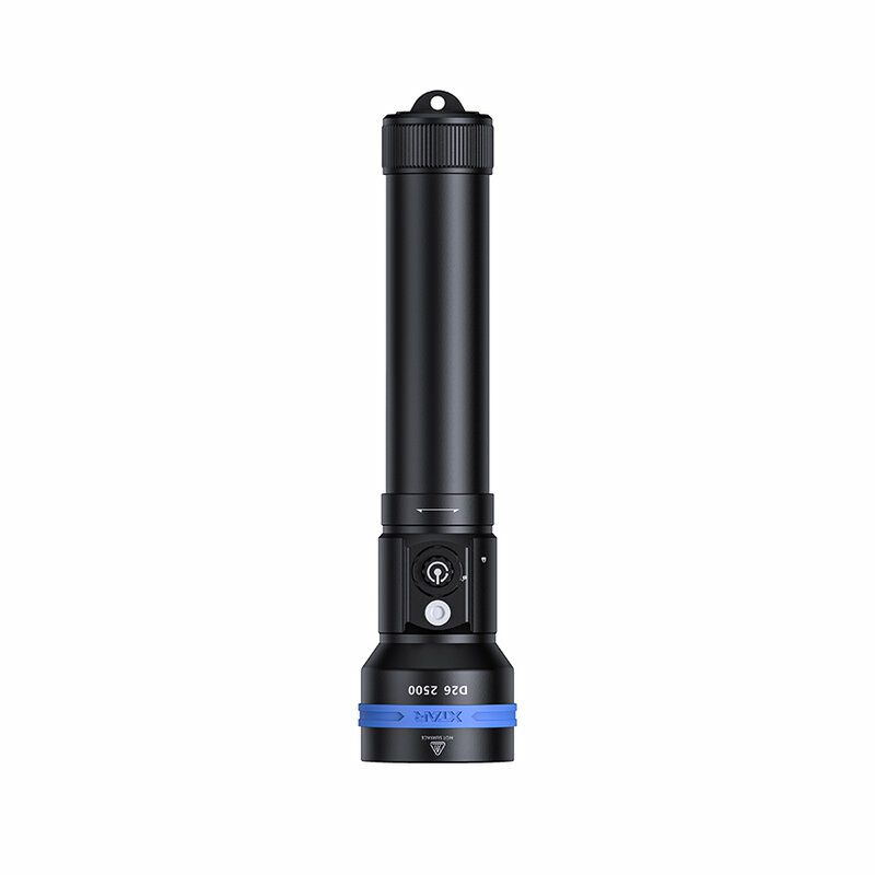 Xtar D26 2500 LED diving flashlight Long set lampa