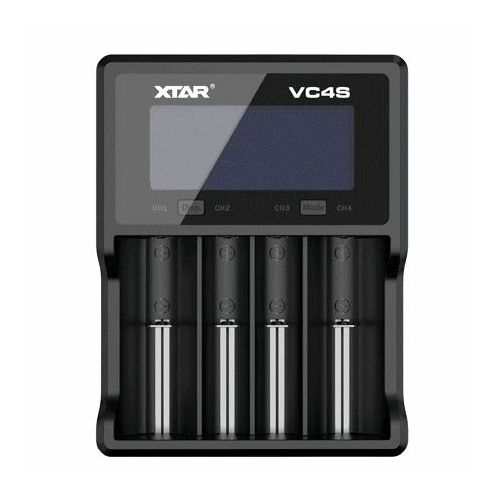 Xtar VC4S LCD USB punjač za baterije Li-ion/Ni-MH/Ni-CD AAAA, AAA, AA, A, SC, C, 10440, 14500, 14650, 16340, 17500.17670, 18350, 18500, 18650, 18700, 20700, 21700, 22650, 25500, 26650