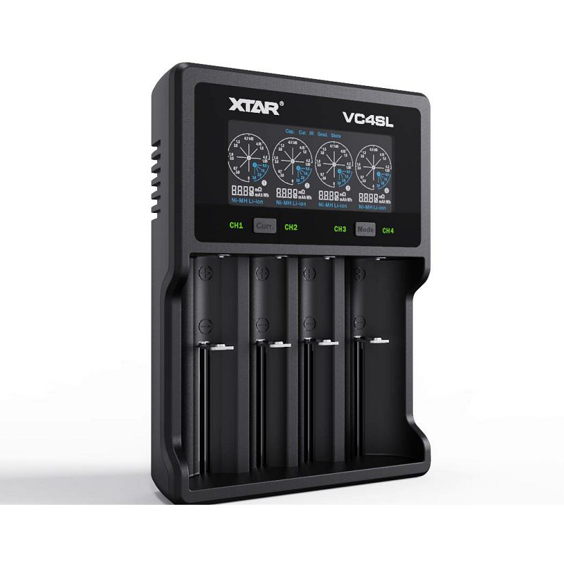 Xtar VC4SL punjač za baterije Li-ion NiMH 18650, 18700, 20700, 21700, 22650, 25500, 26650, AAAA, AAA, AA, SC, C