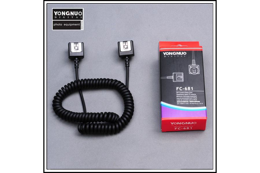 Yongnuo FC-681/S TTL off-camera shoe cord OC-E3 sinkronizacijski TTL kabel za Canon