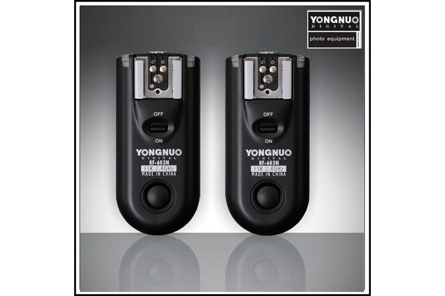 Yongnuo RF-603 C3 RF-603CX2-C3 Canon wireless flash trigger bežični okidač za bljeskalice RF603
