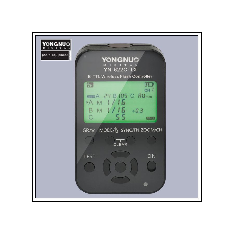 Yongnuo YN622C-TX E-TTL HSS wireless flash controller za Canon