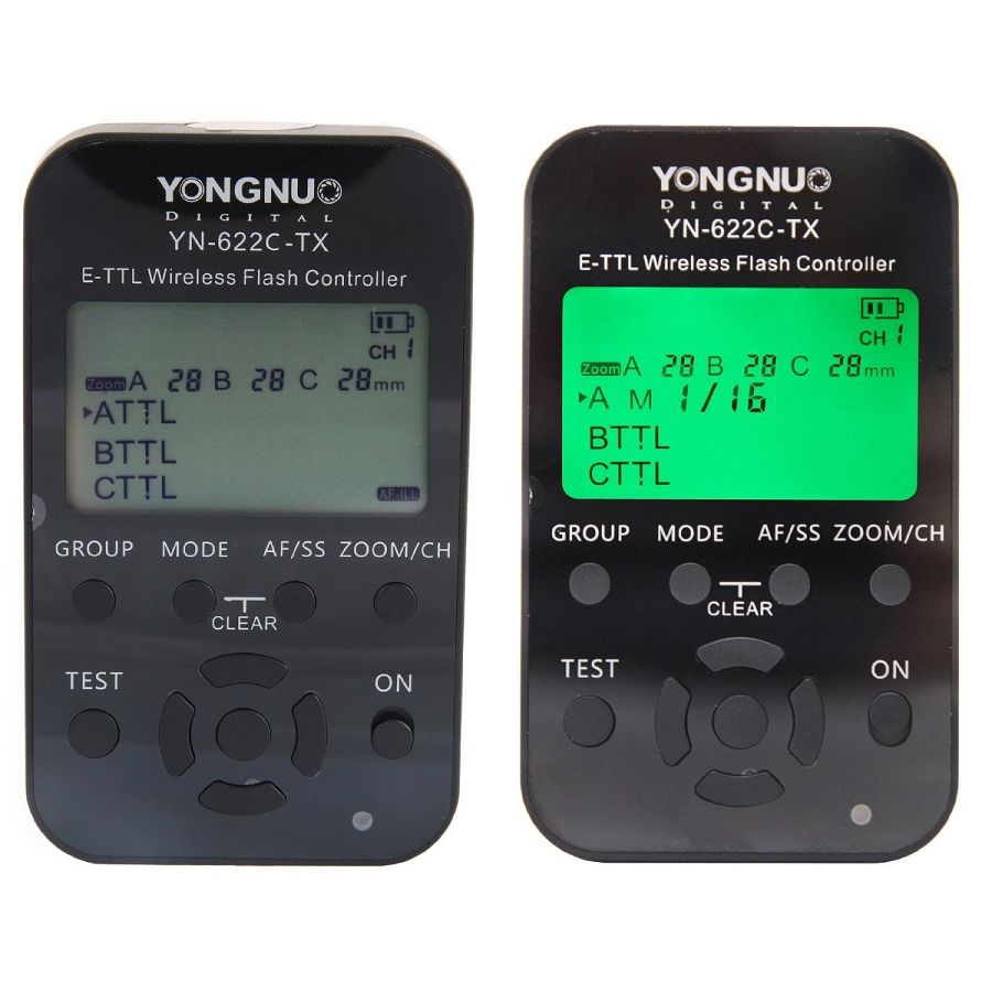 Yongnuo YN622C-TX E-TTL HSS wireless flash controller za Canon