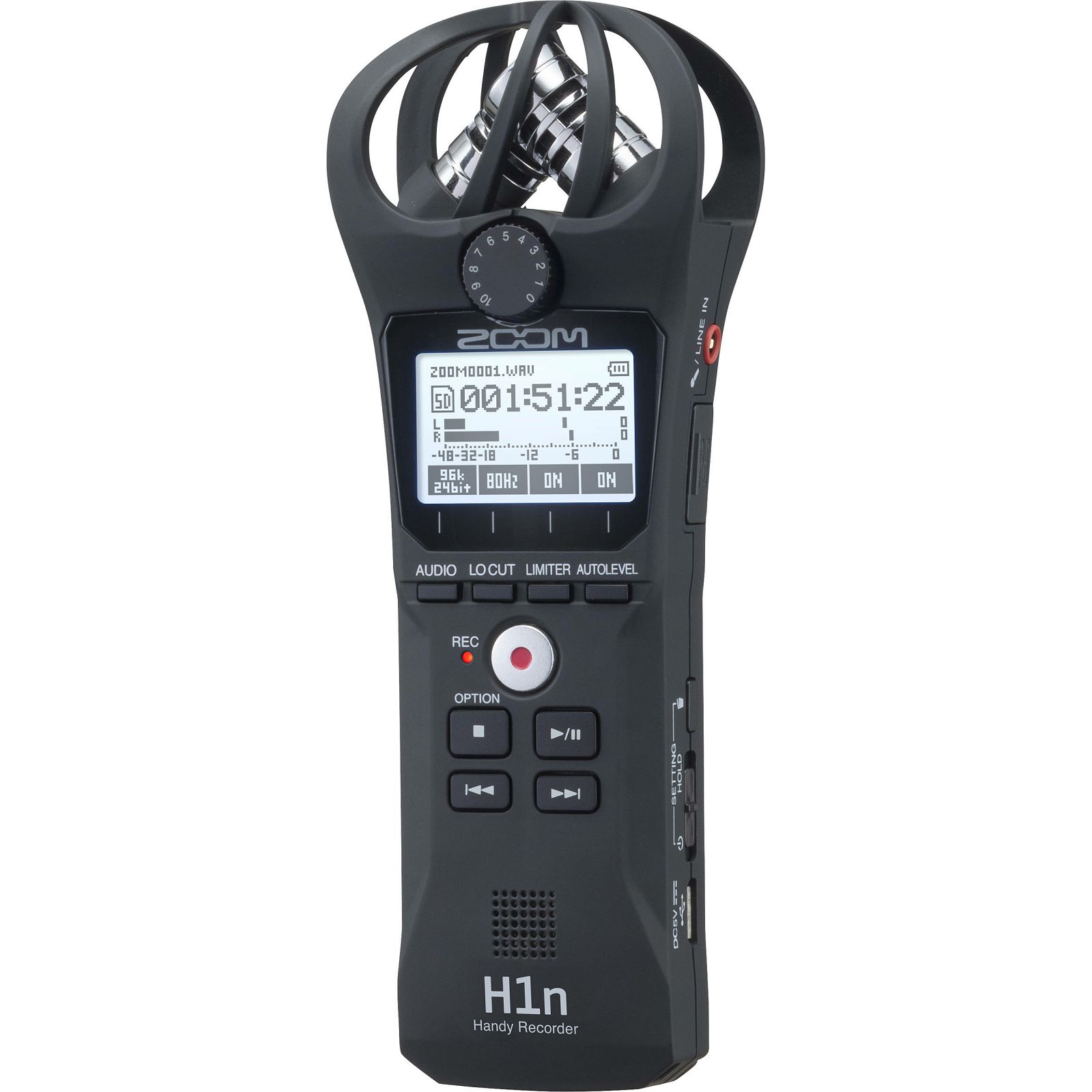 Zoom H1N Ultra-Portable Digital Audio Recorder Black prijenosni ručni snimač (314749)