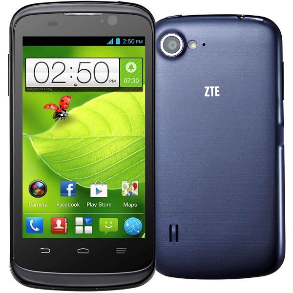 ZTE Blade V: (4.0", IPS, 16M, WVGA 800x480, Quad-Core 1.2GHz, Qualcomm MSM8225Q, Android 4.1 (Jelly Bean), camera 5MP AF/0.3MP, 4GB/1GB, 3G HSPA+, Wi-Fi b/g/n, BT 4.0, GPS, battery 1800mAh, 126 x 64 x